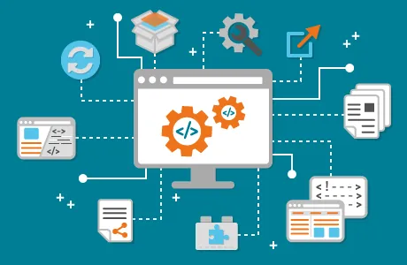 API Completeness Produktseite API Completeness, Grafik, Hintergrund petrol