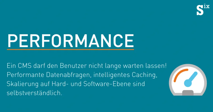 CMS-Checkliste Performance, CMS-Checkliste, Grafik