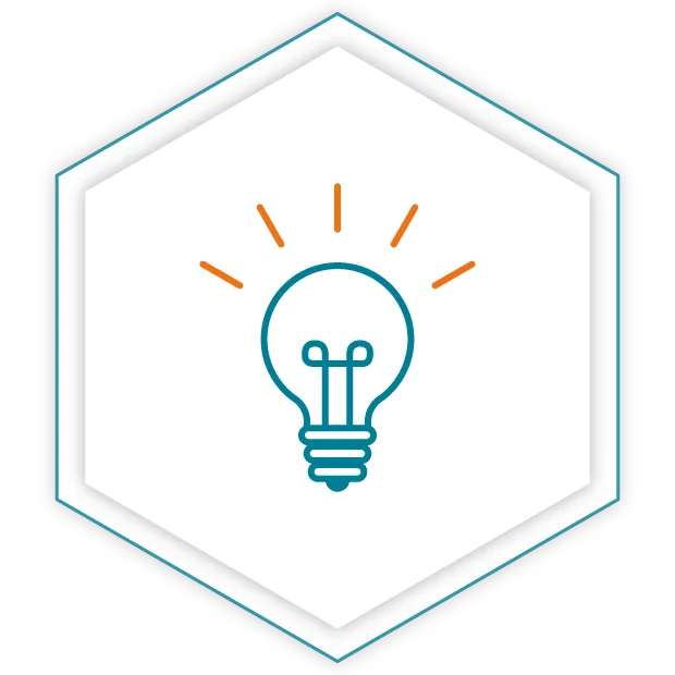 Icon einer Glühbirne