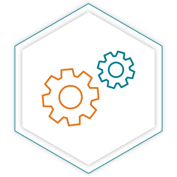 Icon von Zahnrädern